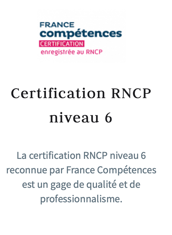 certification coach professionnelle RNCP niveau 6 Noémie Elkrieff coach développement personnel paris